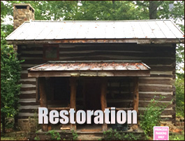 Historic Log Cabin Restoration  Cincinnati, Ohio